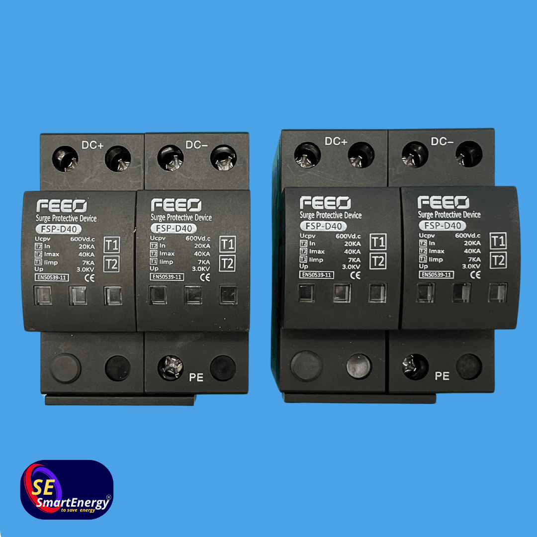 УЗИП постоянного тока двухполюсной (FSP-D40) 2P 20-40KA 600V DC тип 1 и тип 2 Limp7KA