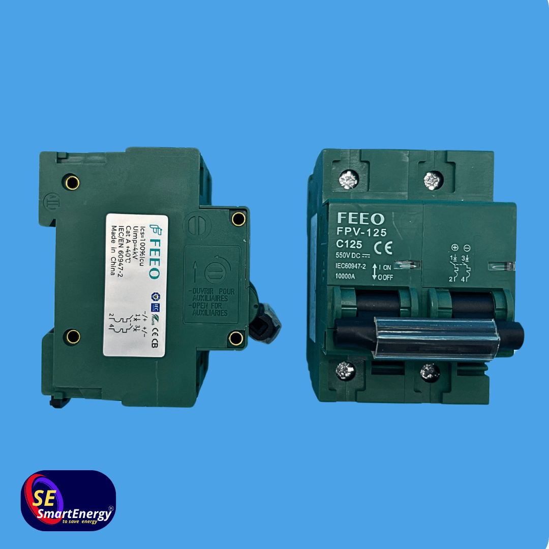 Автомат защиты постоянного тока двухполюсной (FPV-125) 2P 125A 550V DC