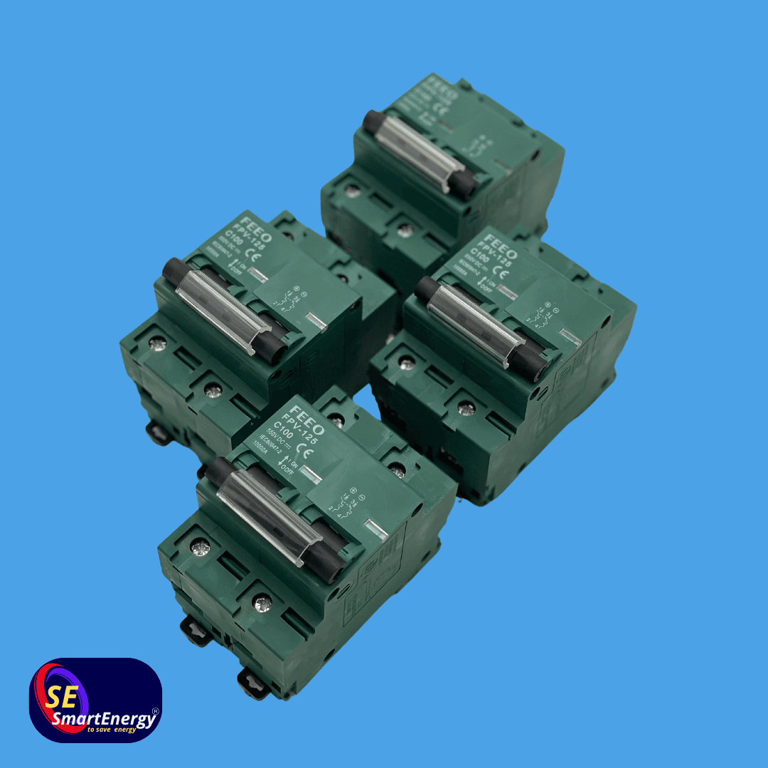 Автомат защиты постоянного тока двухполюсной (FPV-125) 2P 100A 550V DC