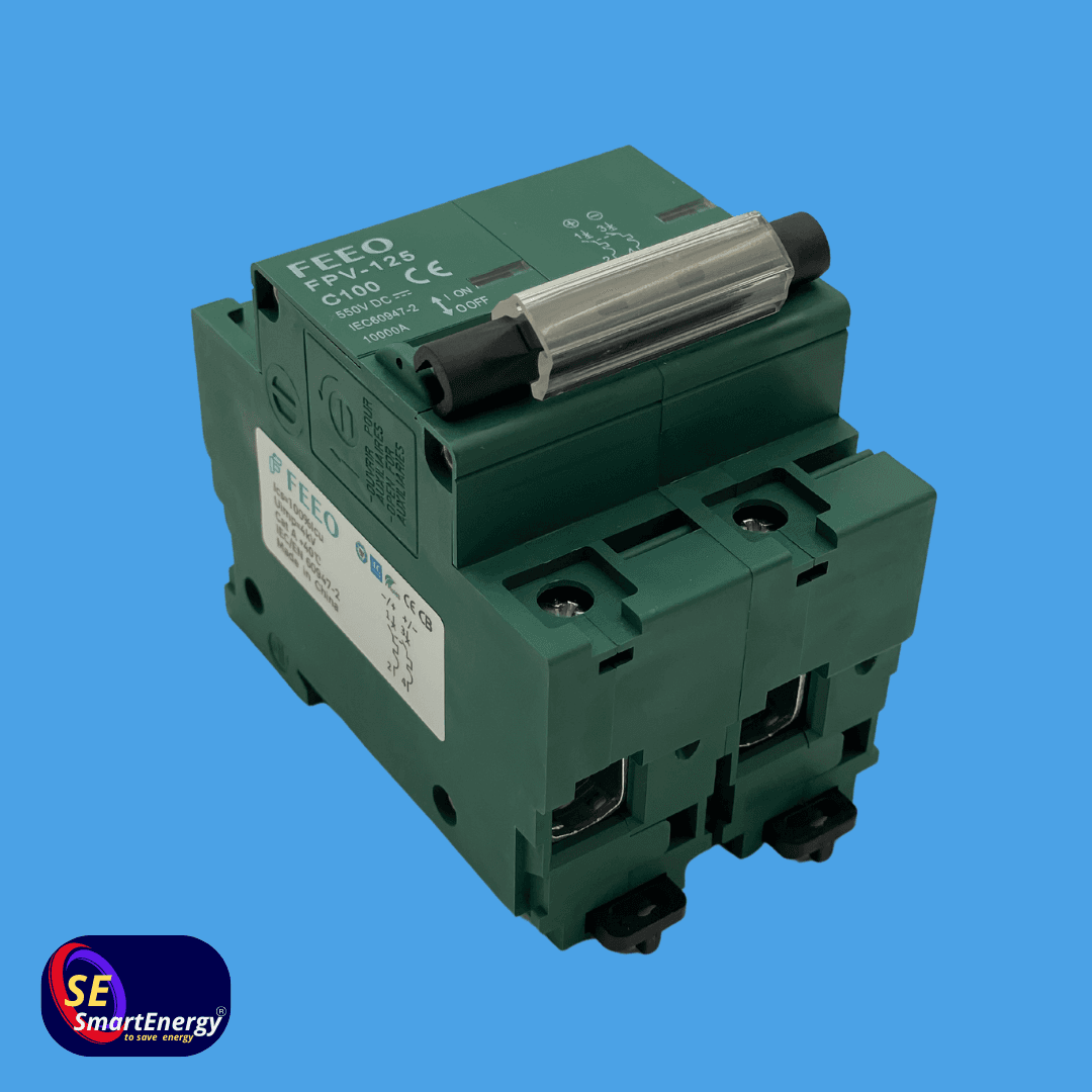 Автомат защиты постоянного тока двухполюсной (FPV-125) 2P 100A 550V DC