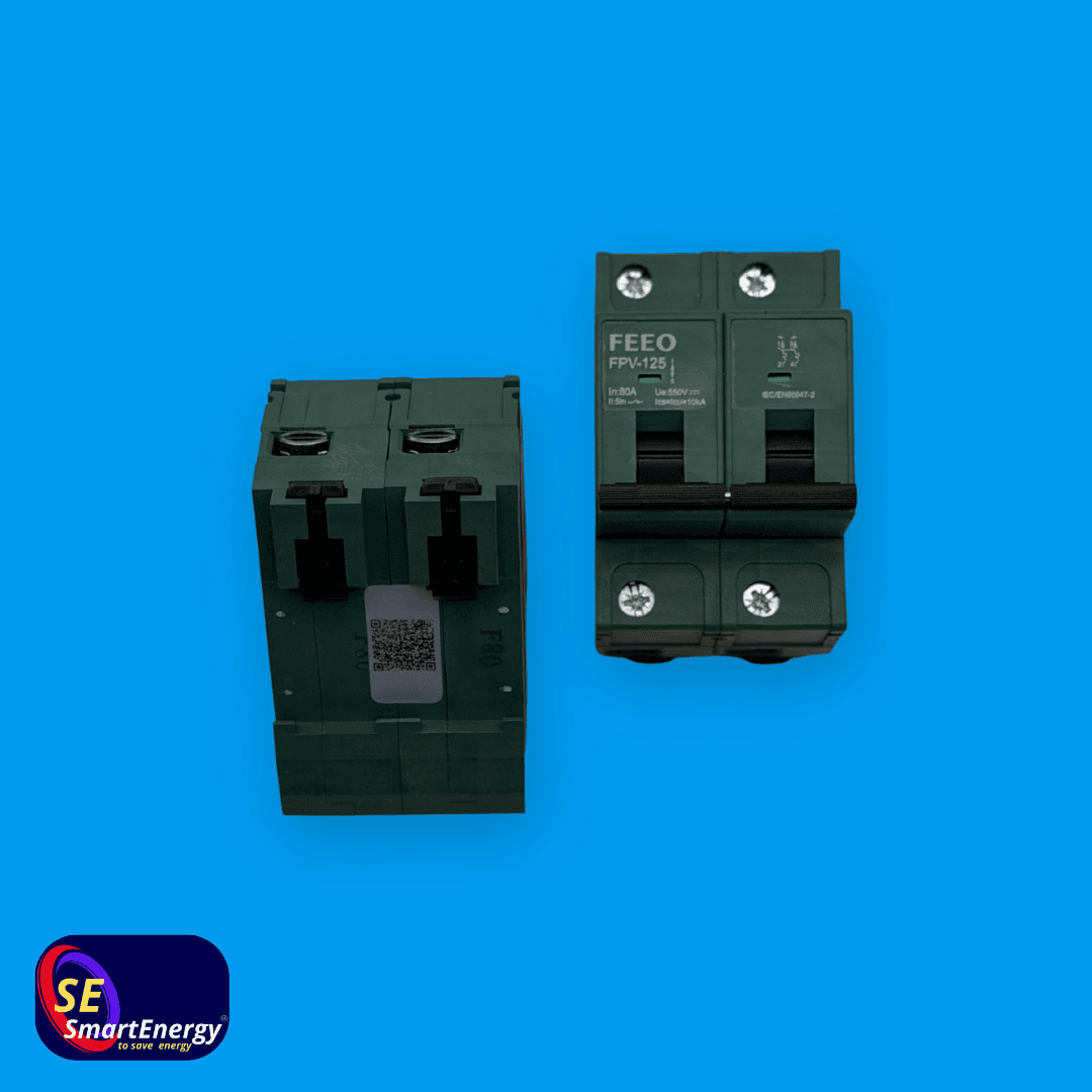 Автомат защиты постоянного тока двухполюсной (FPV-125) 2P 80A 550V DC