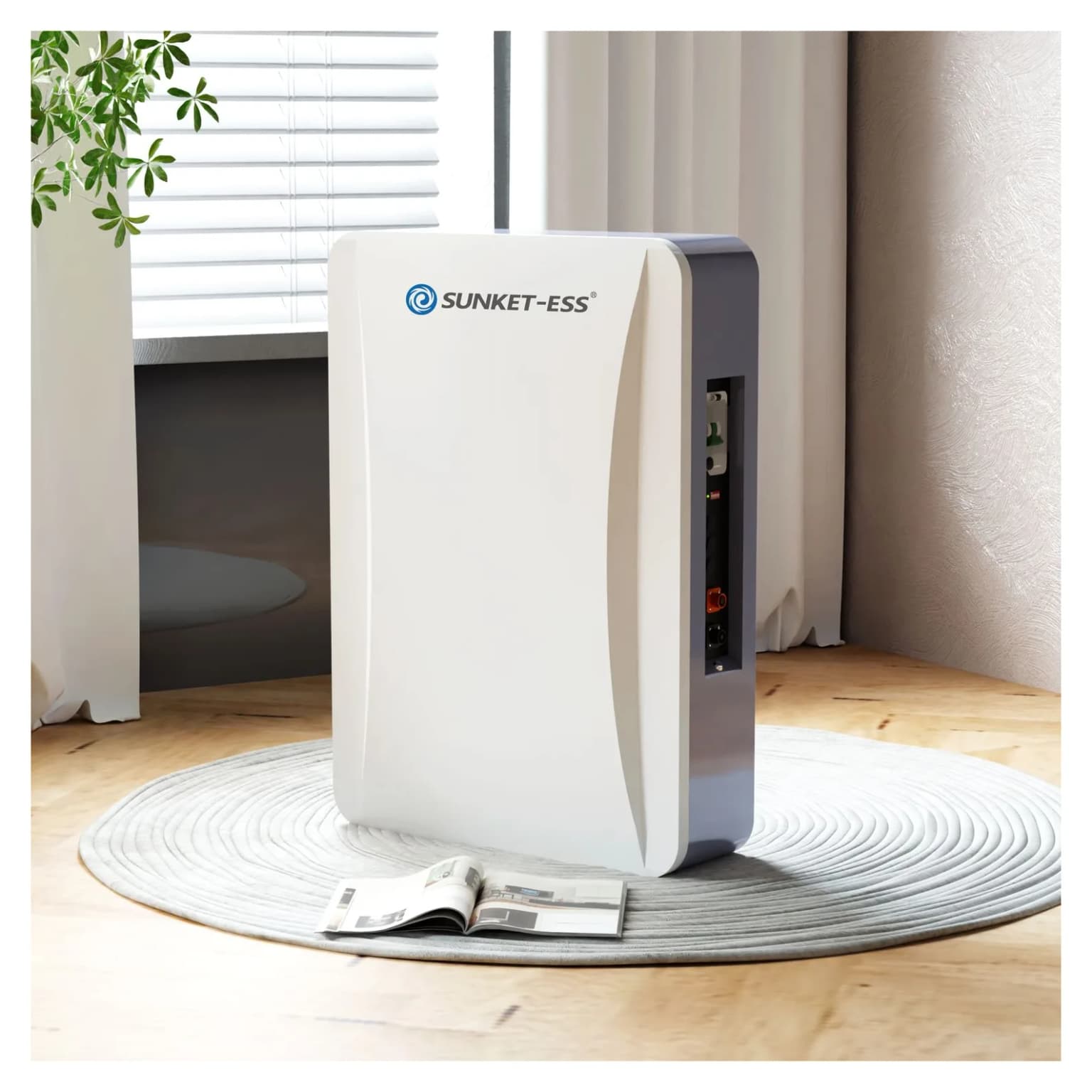 Аккумулятор SunKet LFP 5 кВт·ч (LV, настенный) — в интерьере