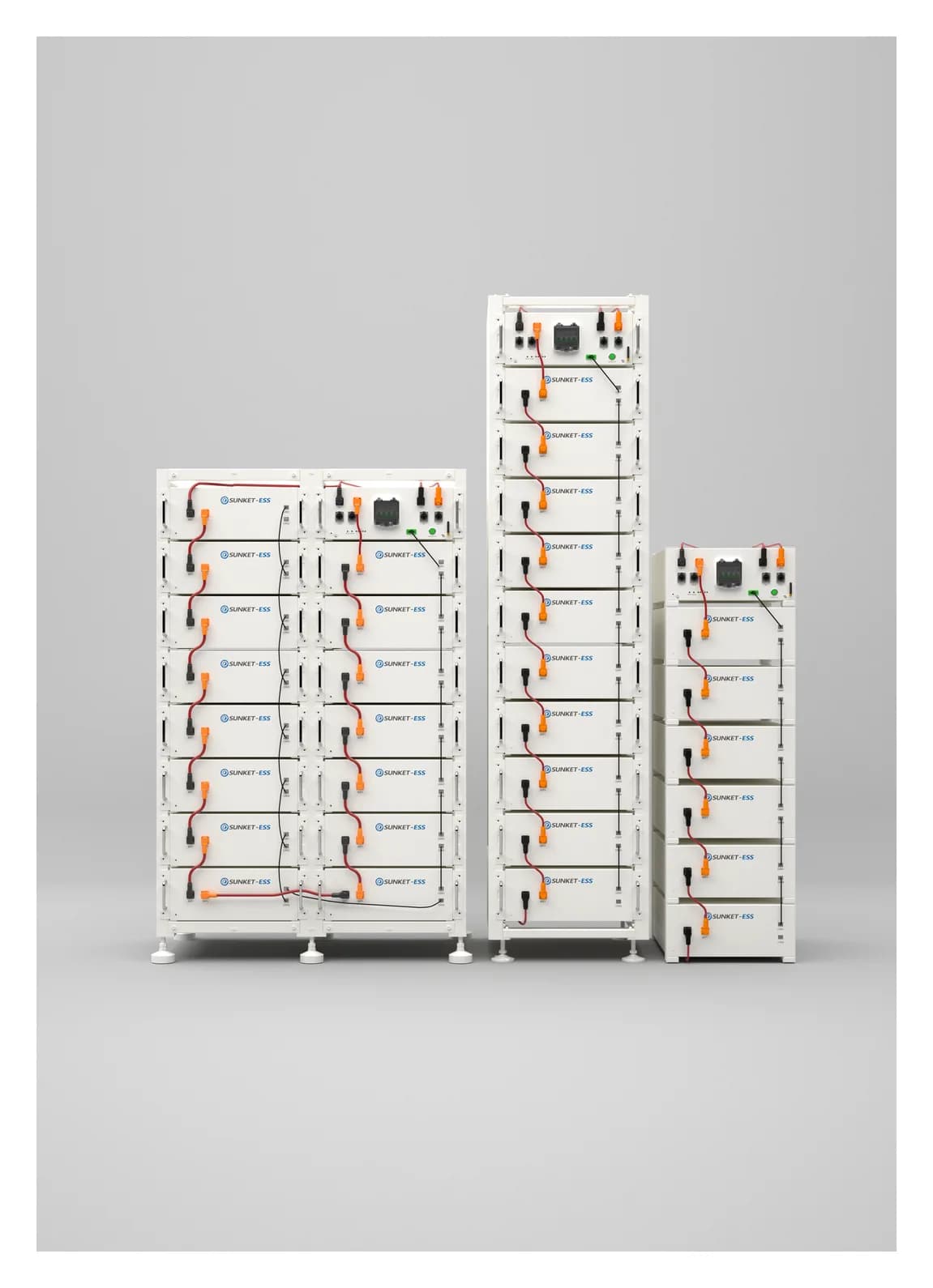 Аккумулятор SunKet LFP 5000 HV (высоковольтный, стекируемый) — стеки в ряд