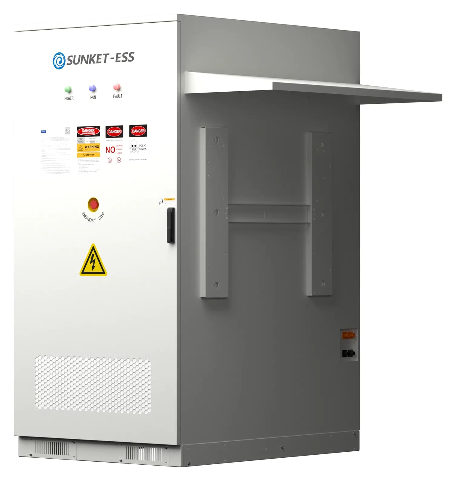 Промышленная СНЭ SunKet SKTESS261 (261 кВт·ч, жидкостное охлаждение) — внутри