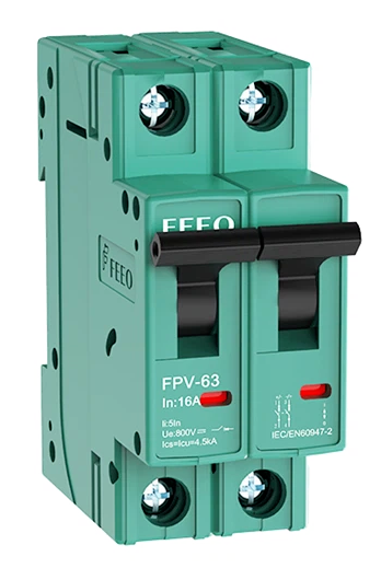 Автомат постоянного тока FEEO FPV-63 2P 16A 800V