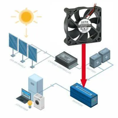Инвертор с вентилятором