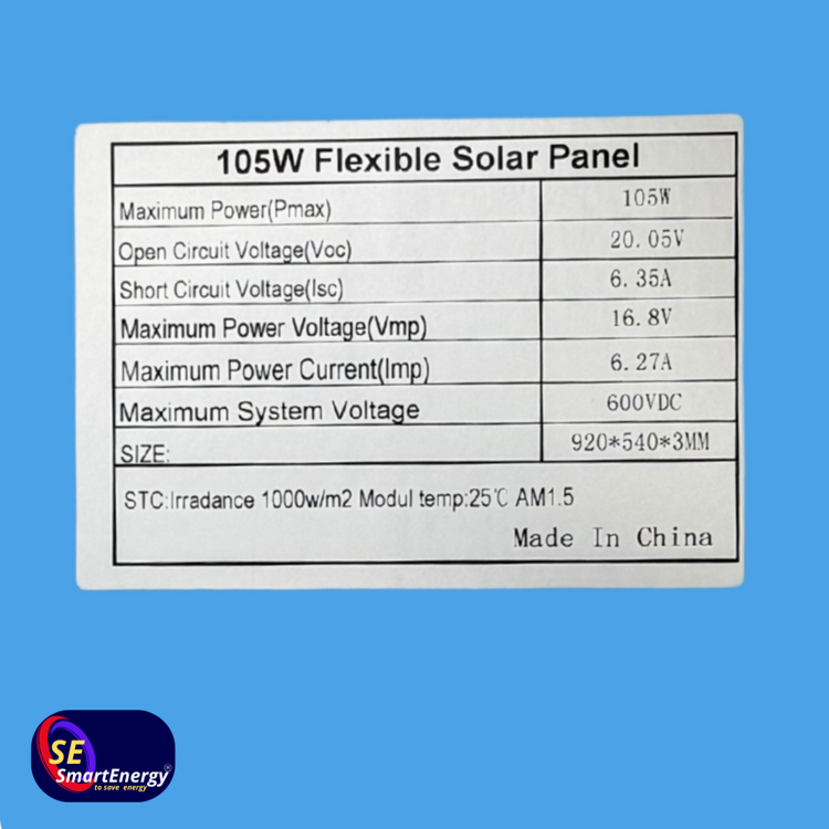 Гибкая солнечная панель SHINE SOLAR SN-EH105W