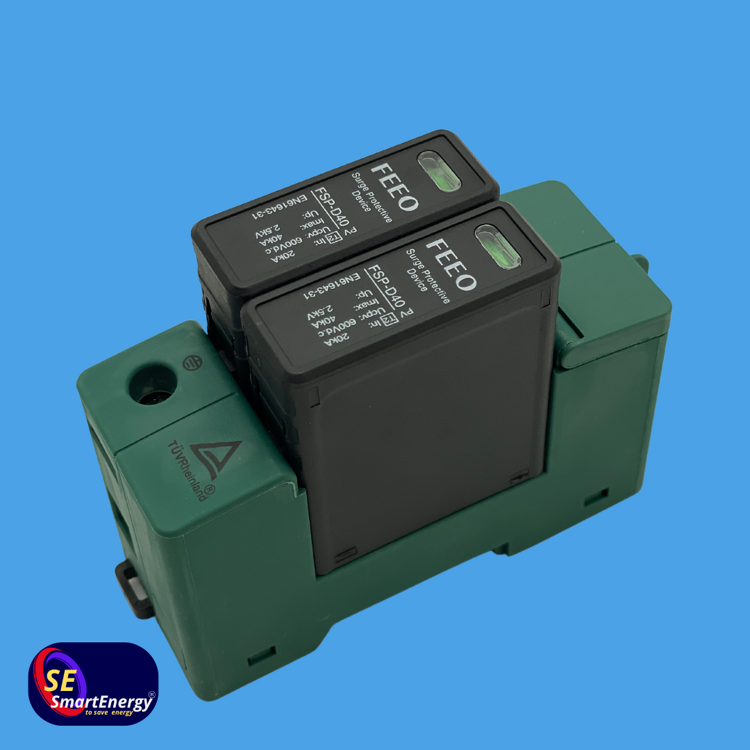 УЗИП постоянного тока двухполюсной (FSP-D40) 2P 20-40KA 600V DC тип 2