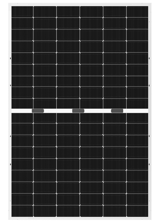 Солнечный модуль EGING EG-450NT54-HRb/BF-DG bifacial