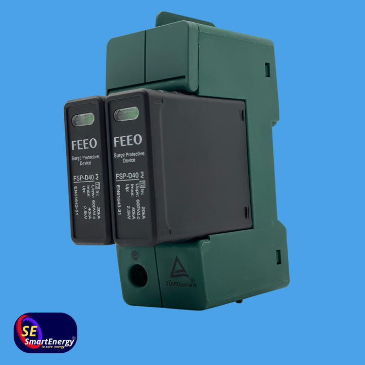 УЗИП постоянного тока двухполюсной (FSP-D40) 2P 20-40KA 600V DC тип 2